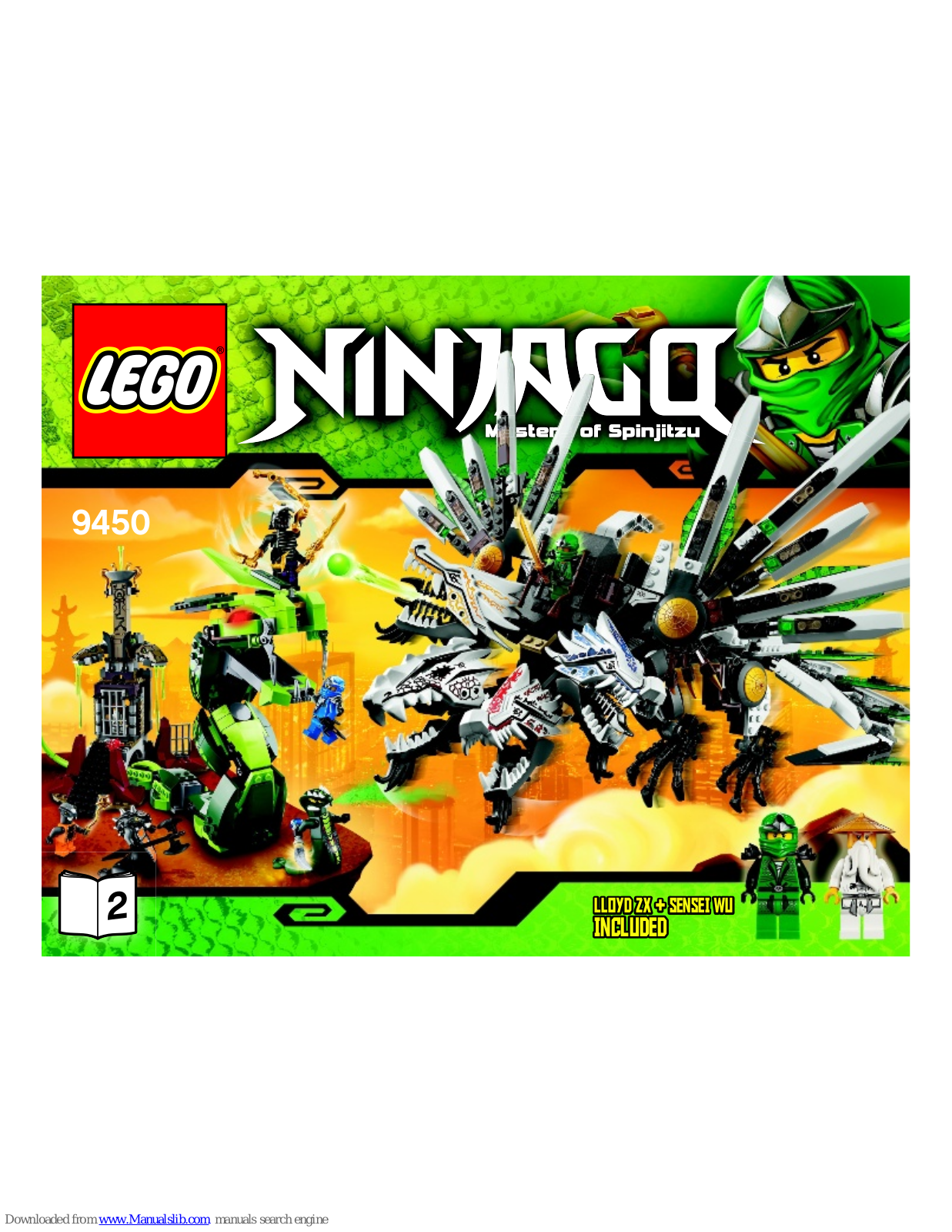 LEGO Ninjago 9450 Epic Dragon Battle User Manual