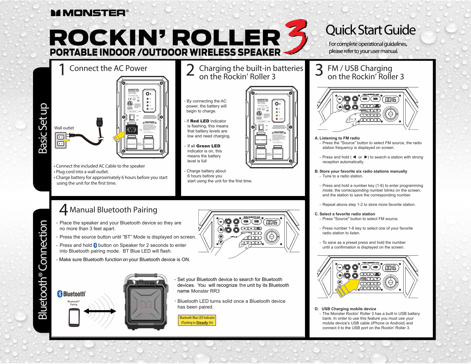 Monster Rockin’ Roller 3 User Manual