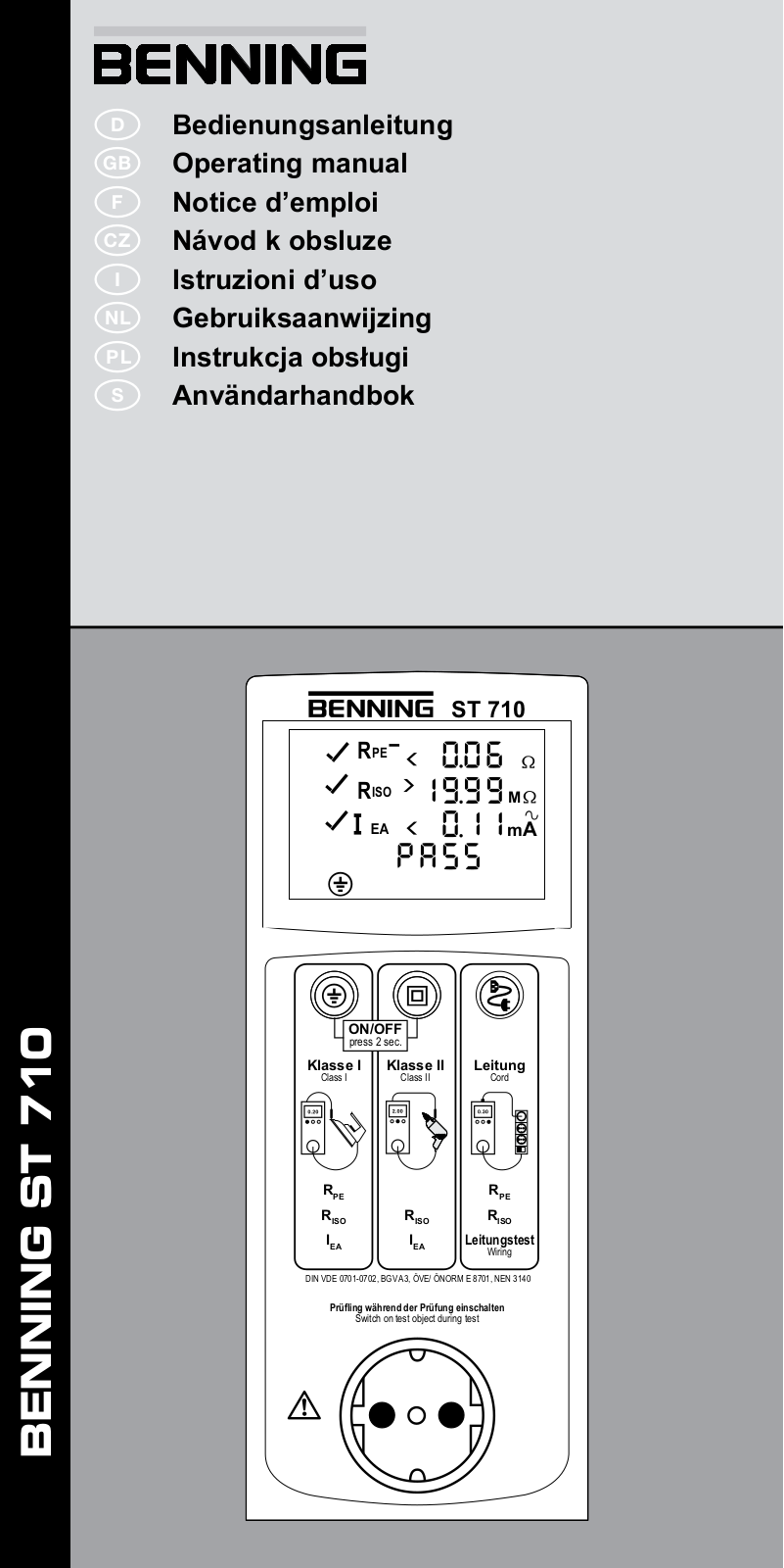 Benning ST 710 User guide