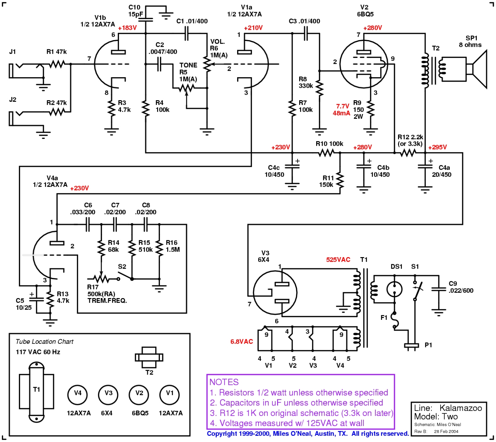 Kalamazoo m2s schematic