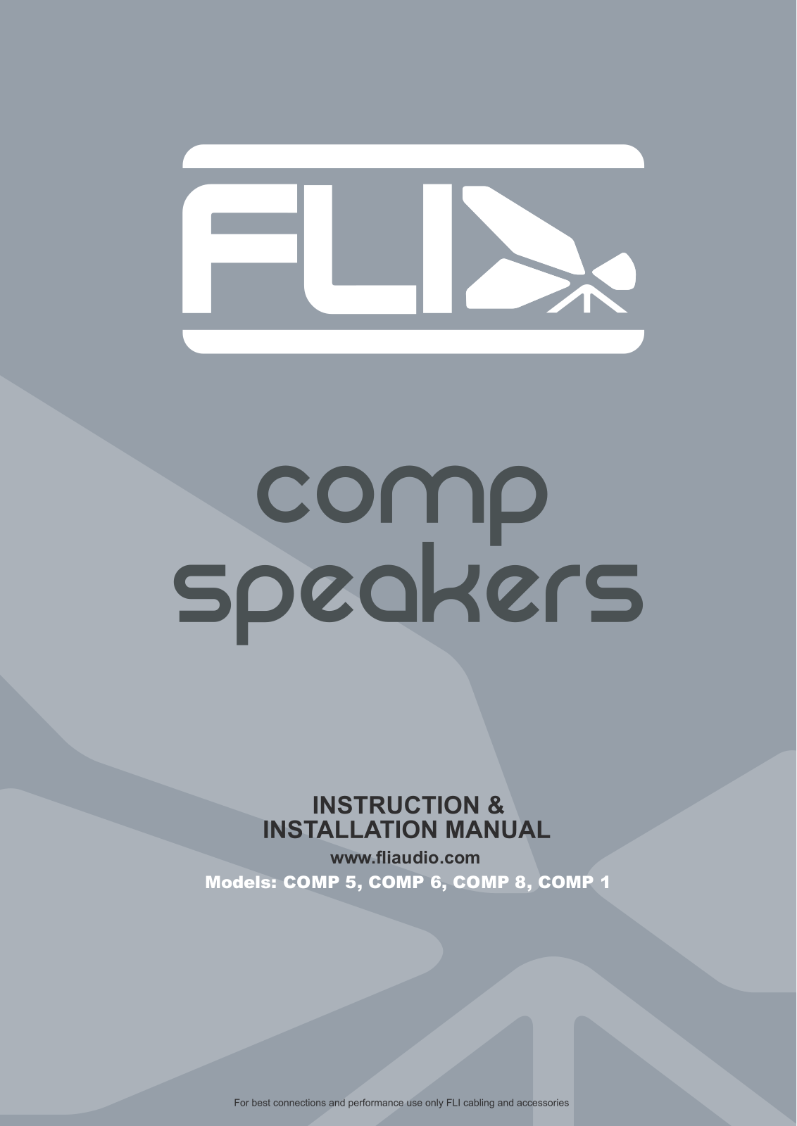 FLI Audio COMP 5, COMP 6, COMP 8, COMP 1 Instruction Manual