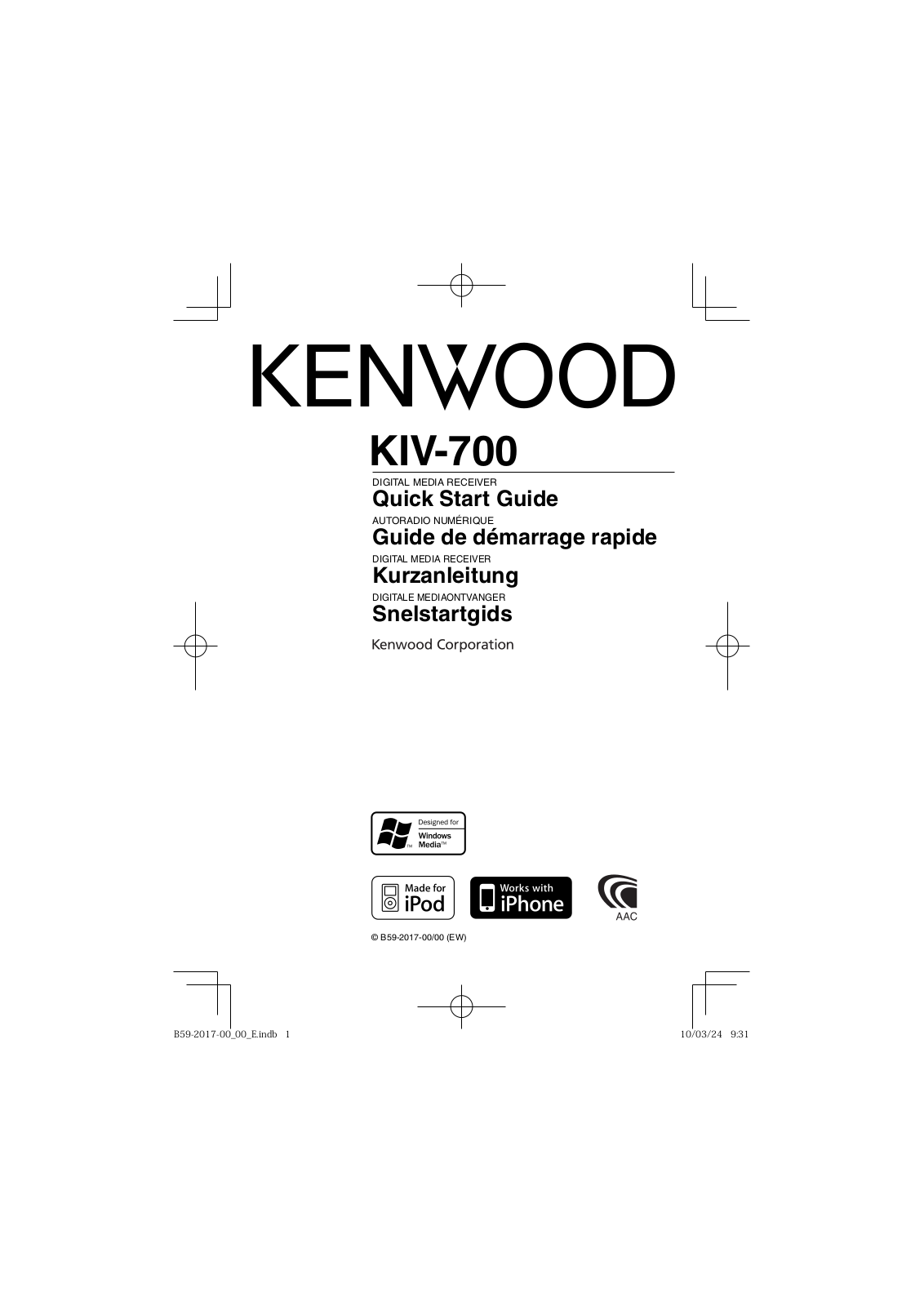 Kenwood KIV700 User Manual 3