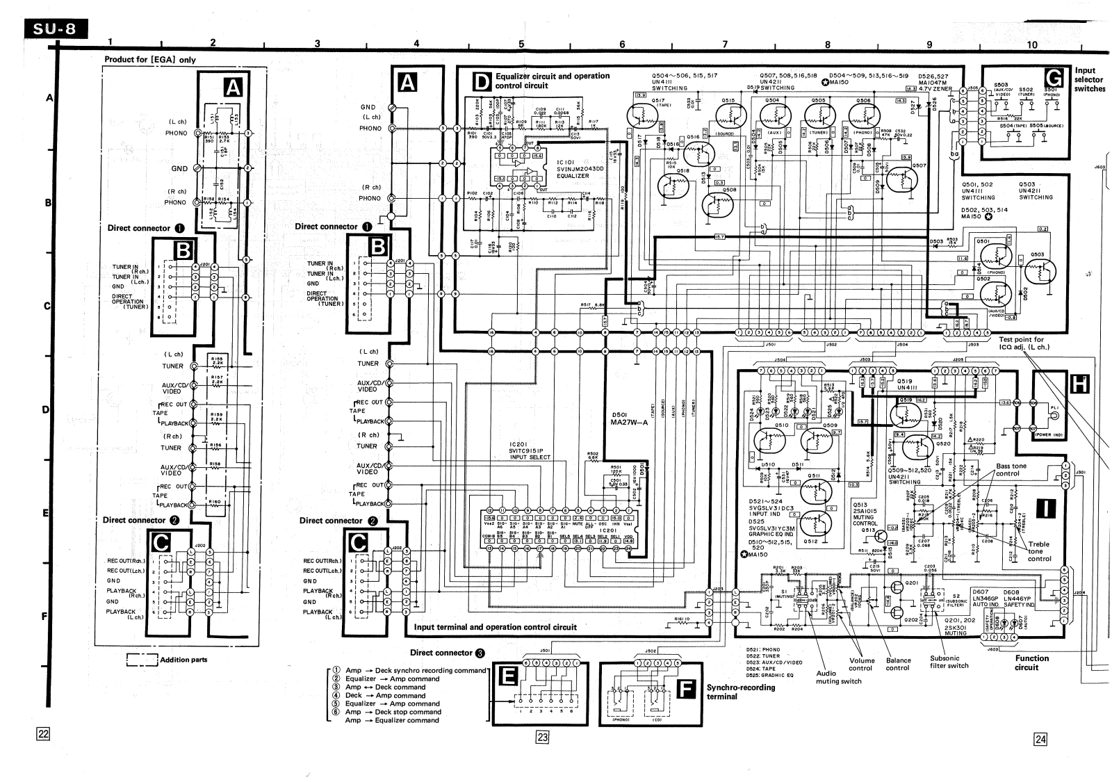 Technics SU-8 Schematic