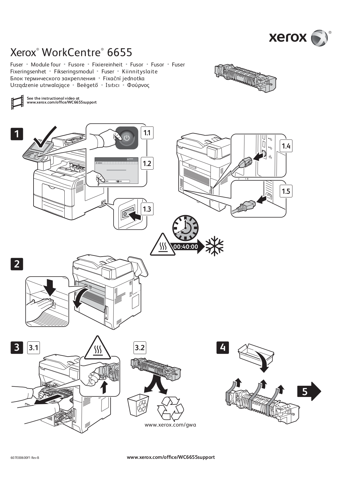 Xerox 6655 User Manual