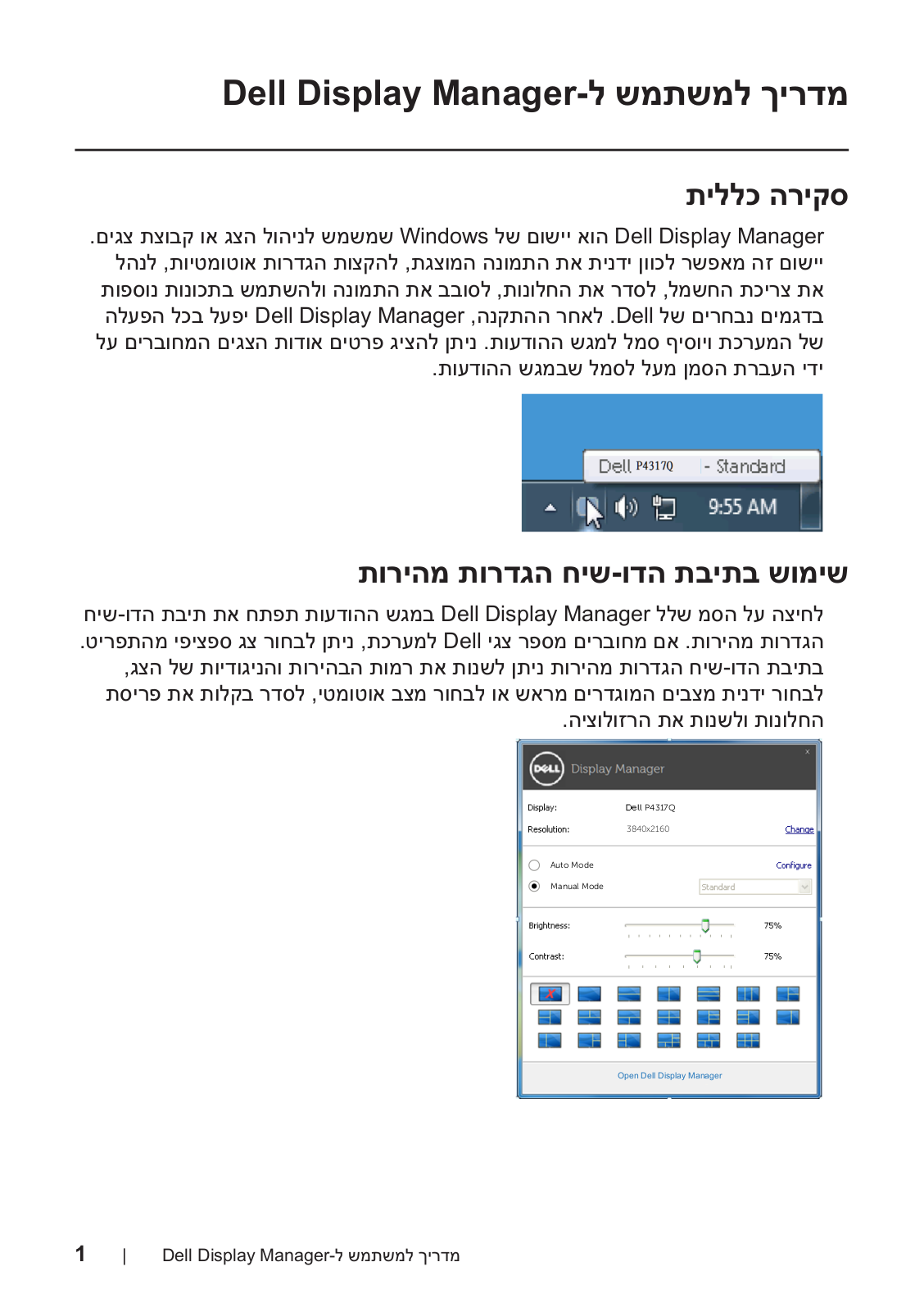 Dell P4317Q User Manual