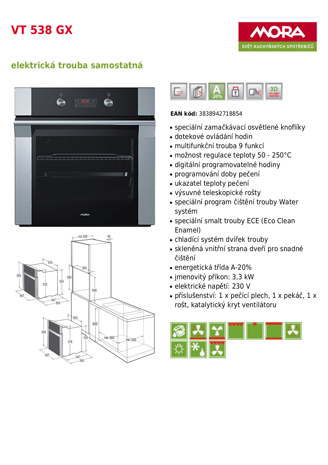 Mora VT 538 GX User Manual