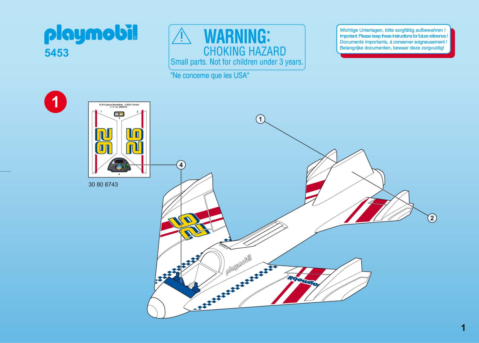 Playmobil 5453 Instructions