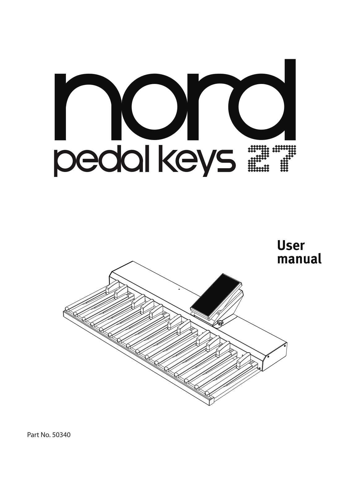 nord Pedal Keys 27 User manual