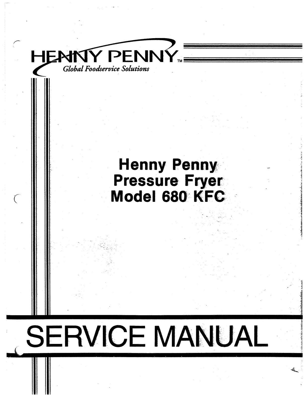 Henny Penny 680 KFC User Manual