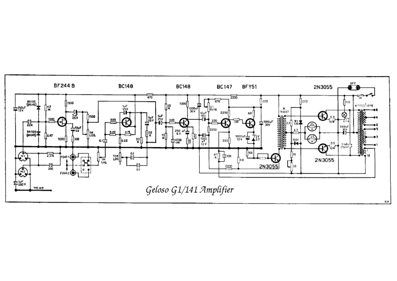 Geloso g1 141  2 schematic