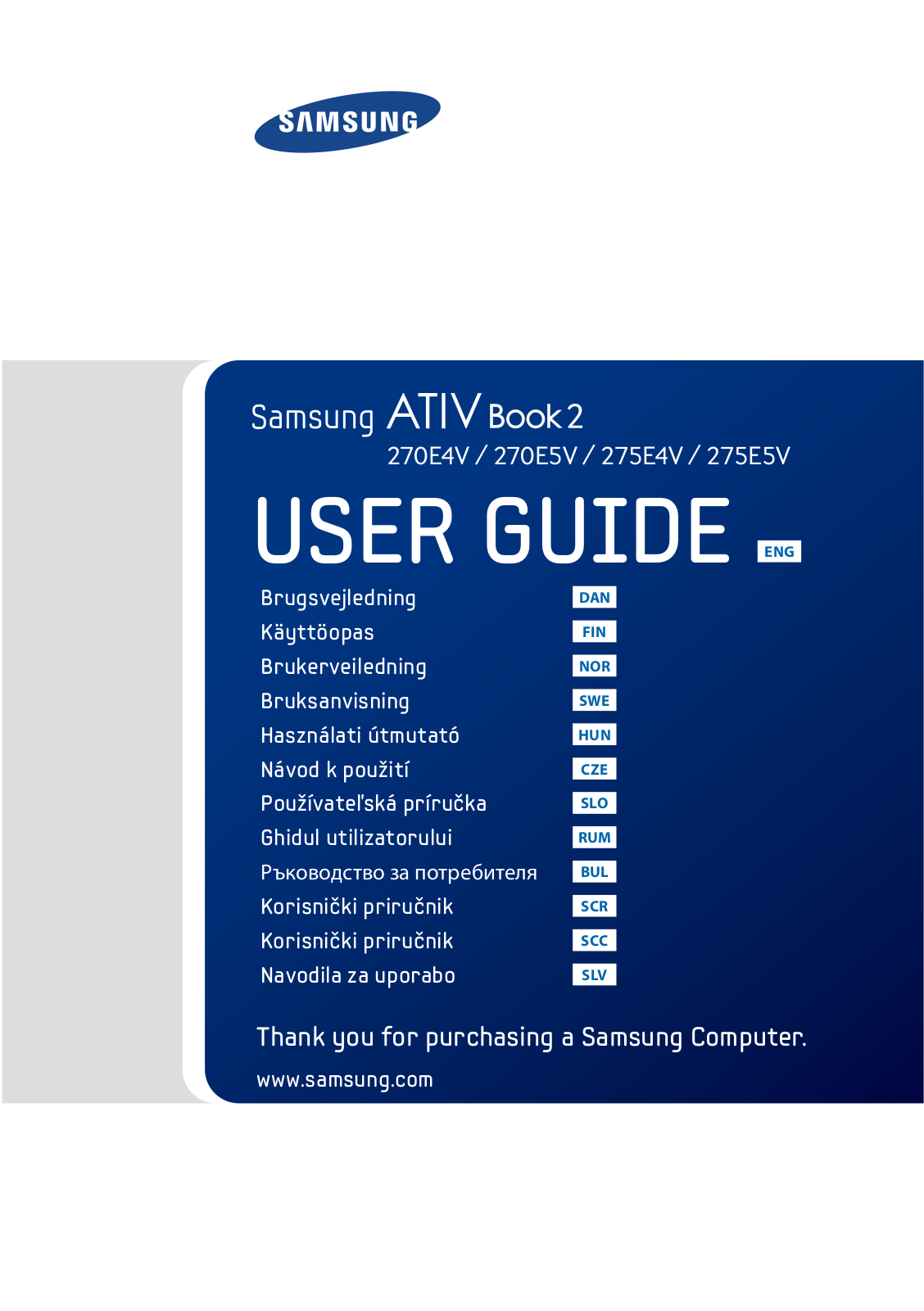 Samsung 270E5V, 270E4V, 275E4V, 275E5V User Manual