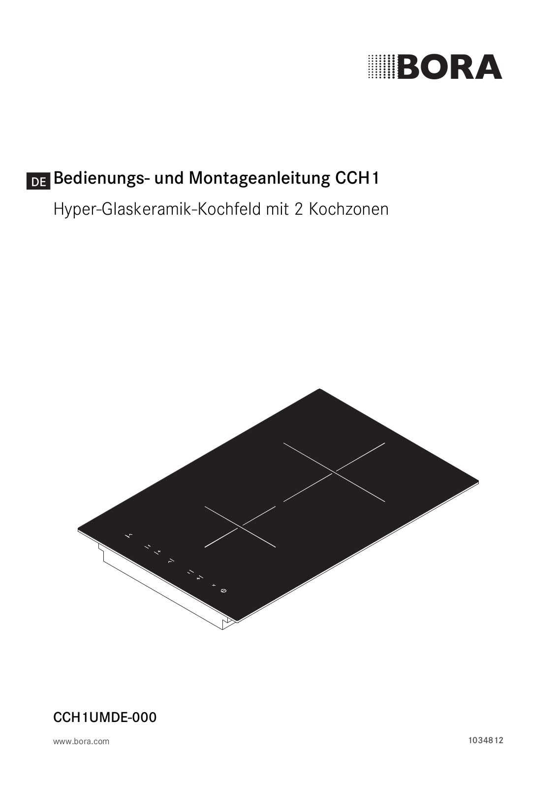 BORA CC H1 User Manual - ManualMachine.com