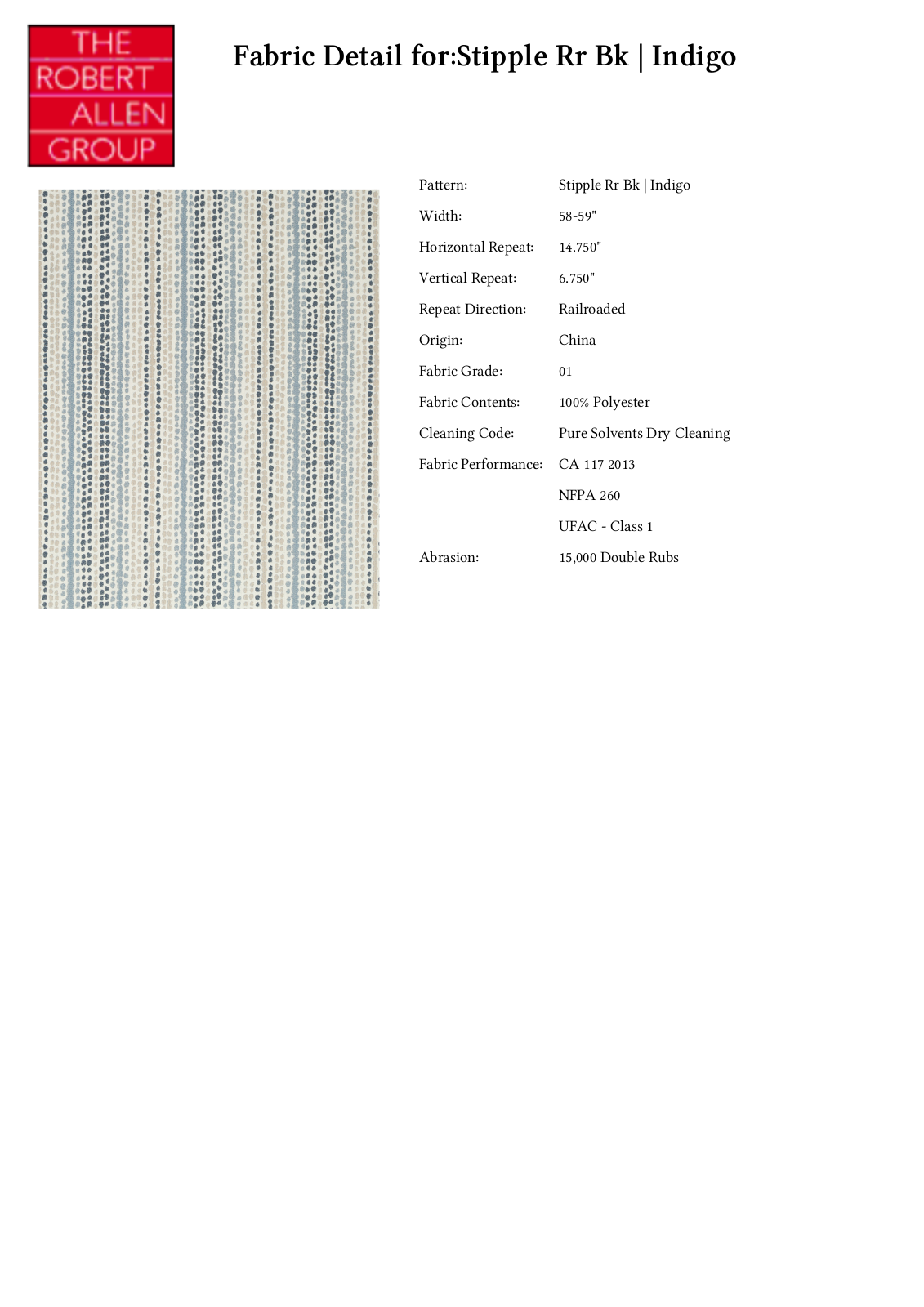 Robert Allen RALF1812 Specifications - ManualMachine.com