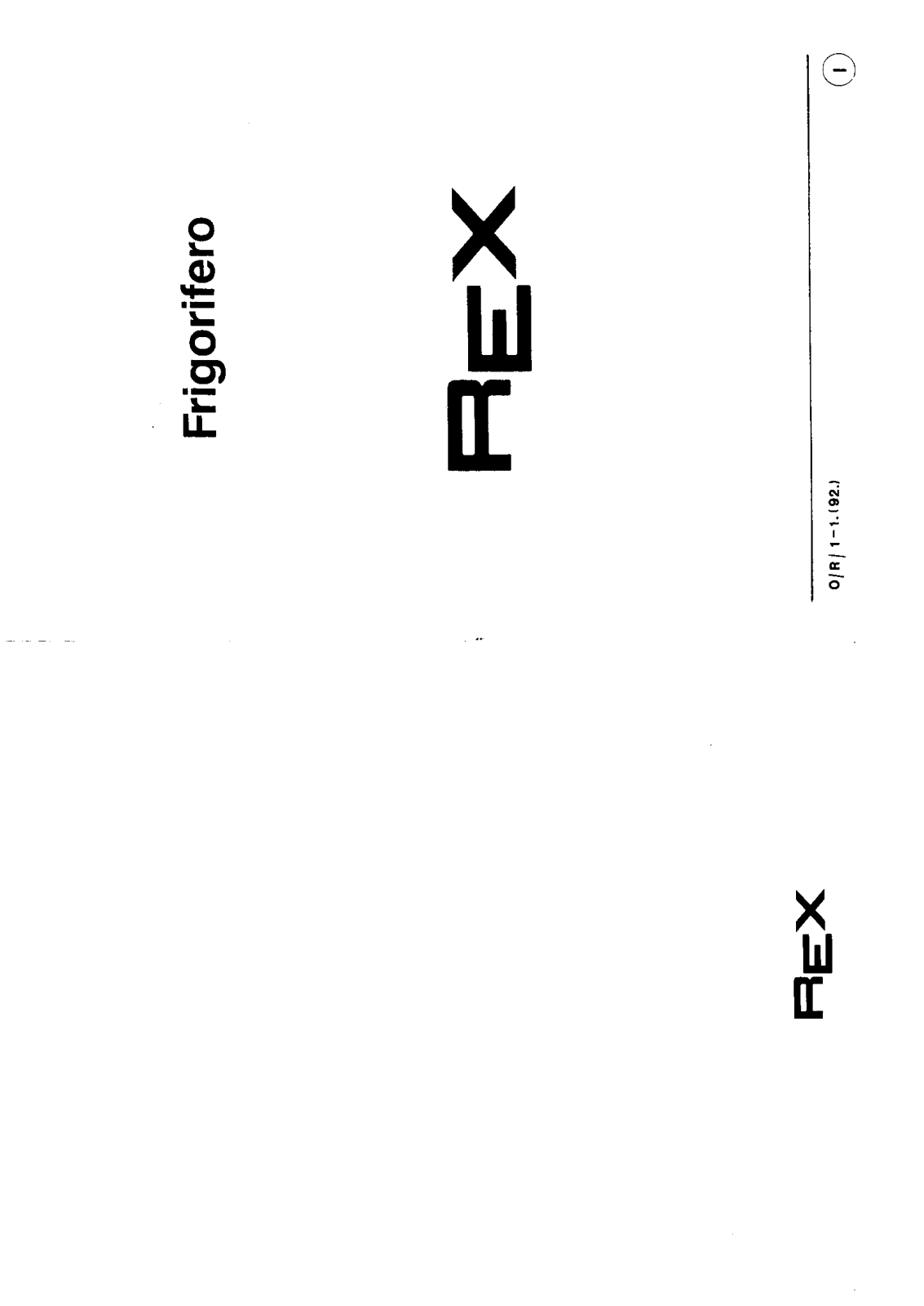 Rex RFA21 User Manual