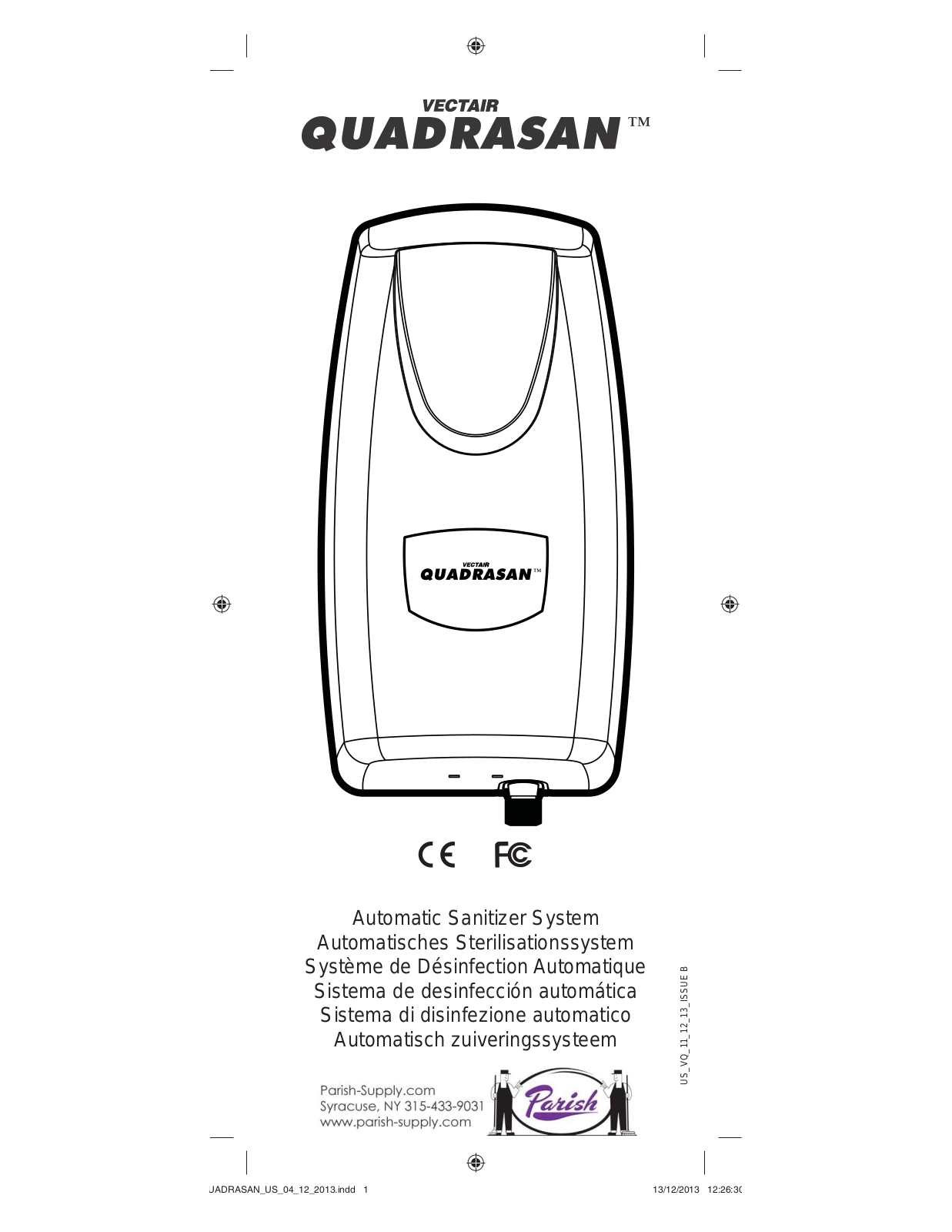 Vectair QudraSan User Manual