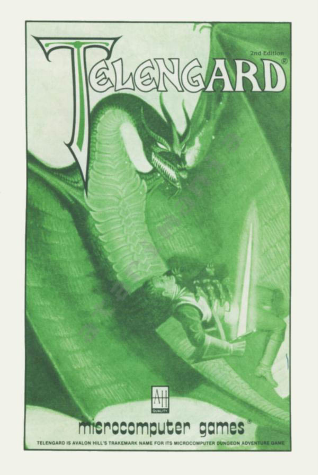 Avalon Hill Telengard (1983) User guide - ManualMachine.com