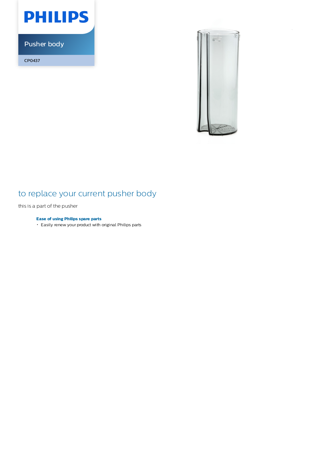 Philips CP0437/01 leaflet - ManualMachine.com
