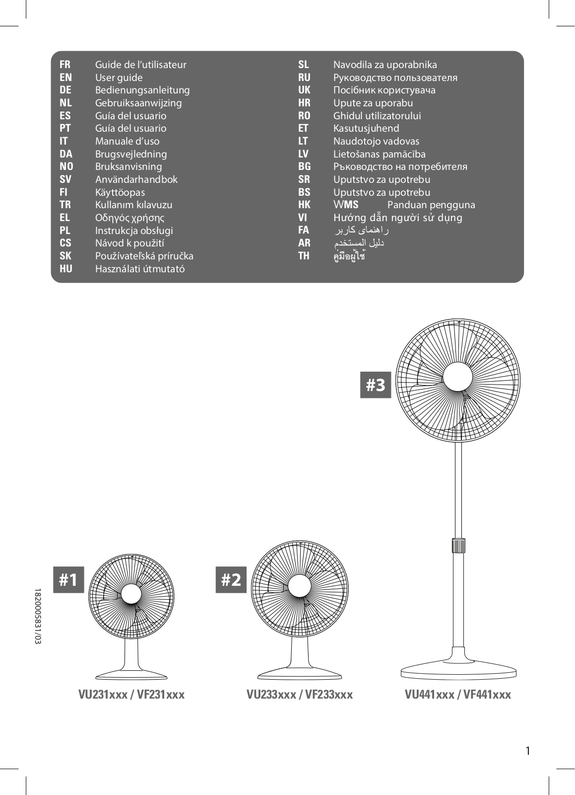 Tefal VF2330F0 User Manual