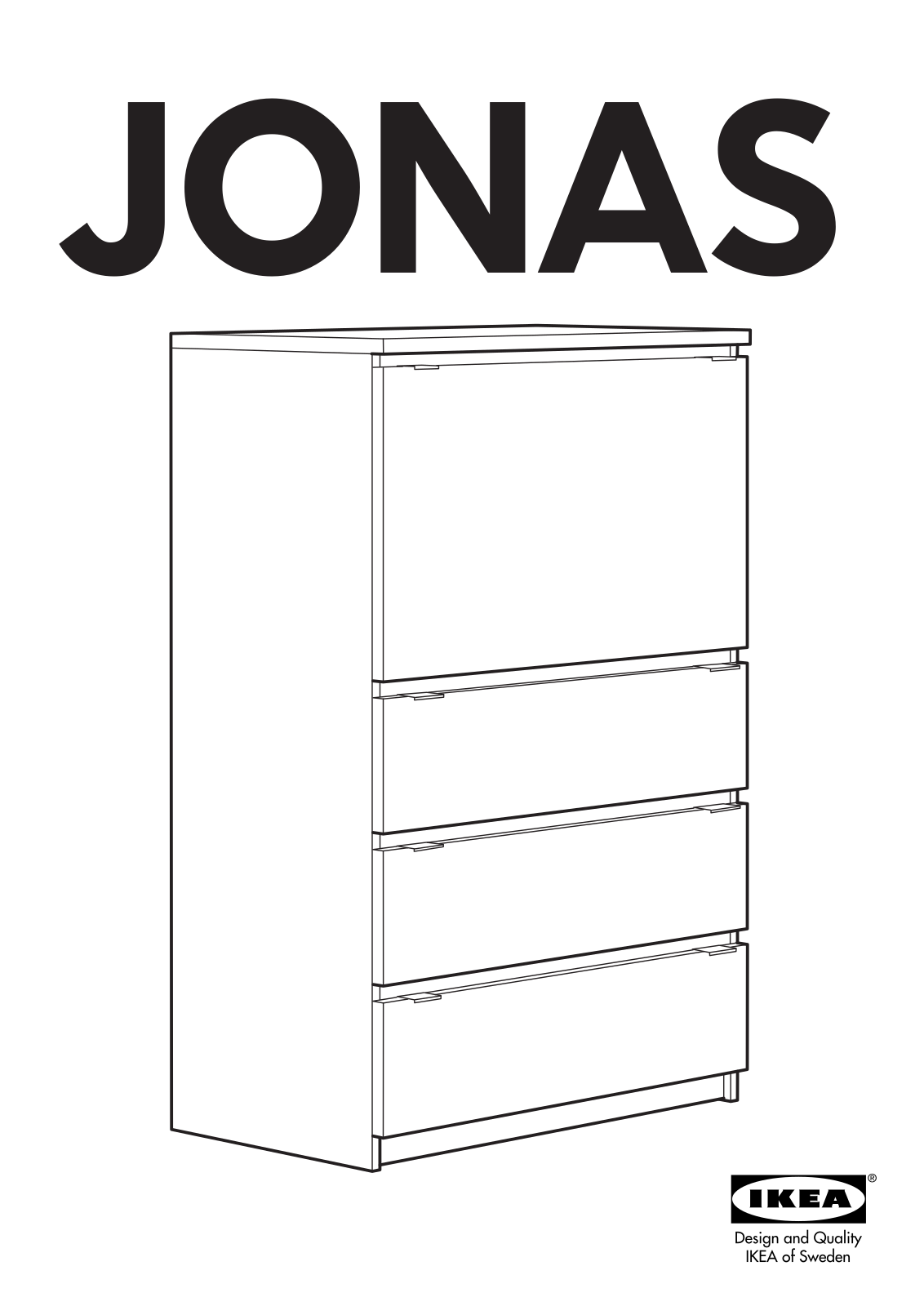 IKEA JONAS SECRETARY 32X48 Assembly Instruction