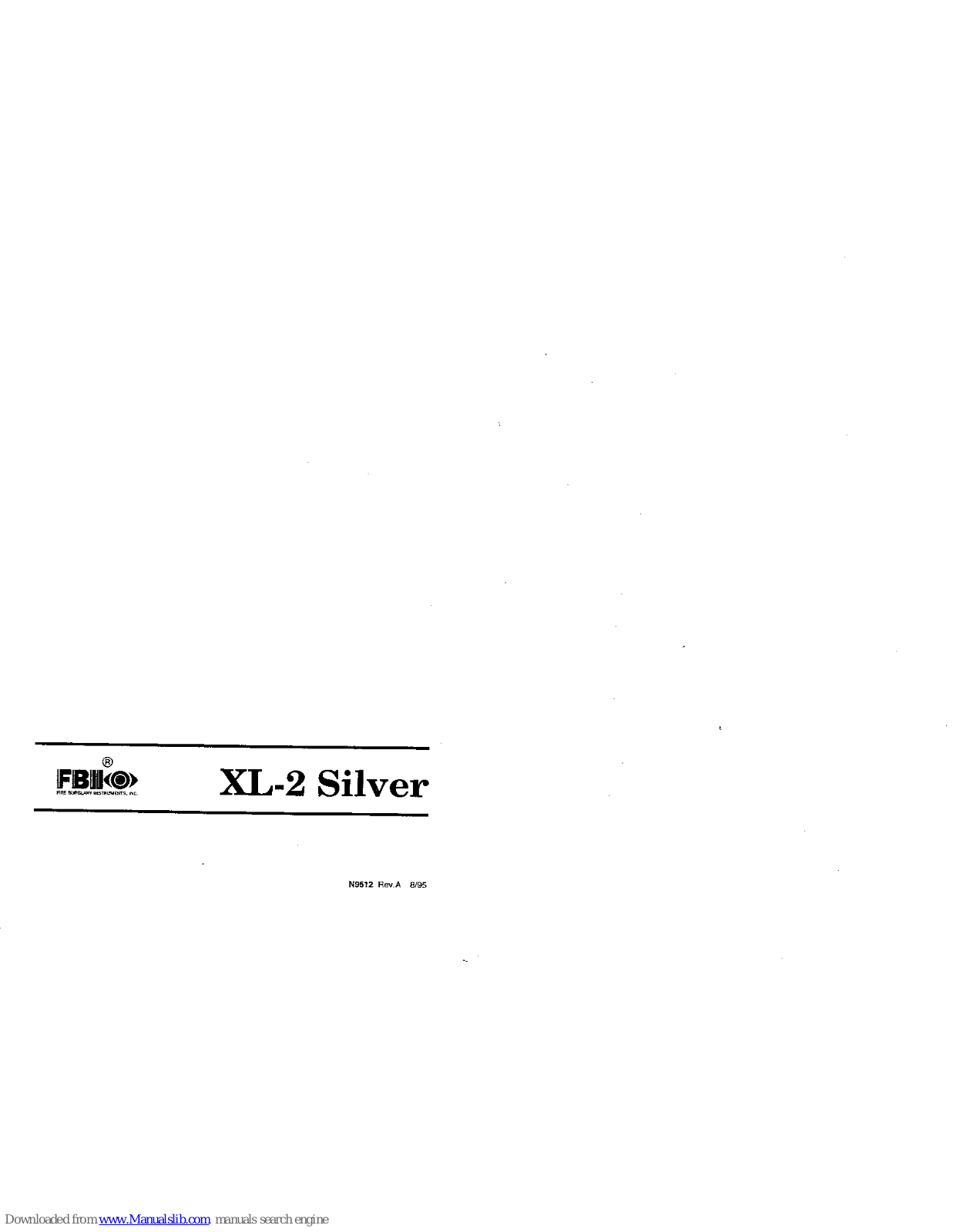 FBII XL-2S Silver User Manual