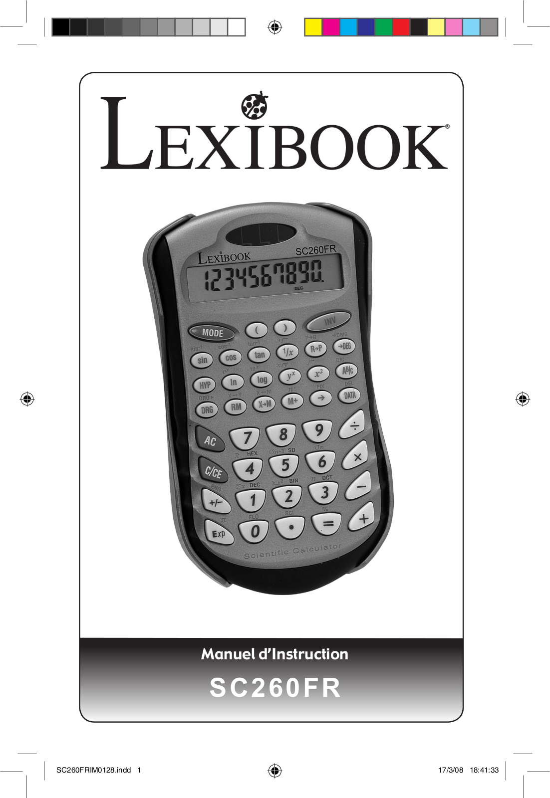 Lexibook SC260 User Manual