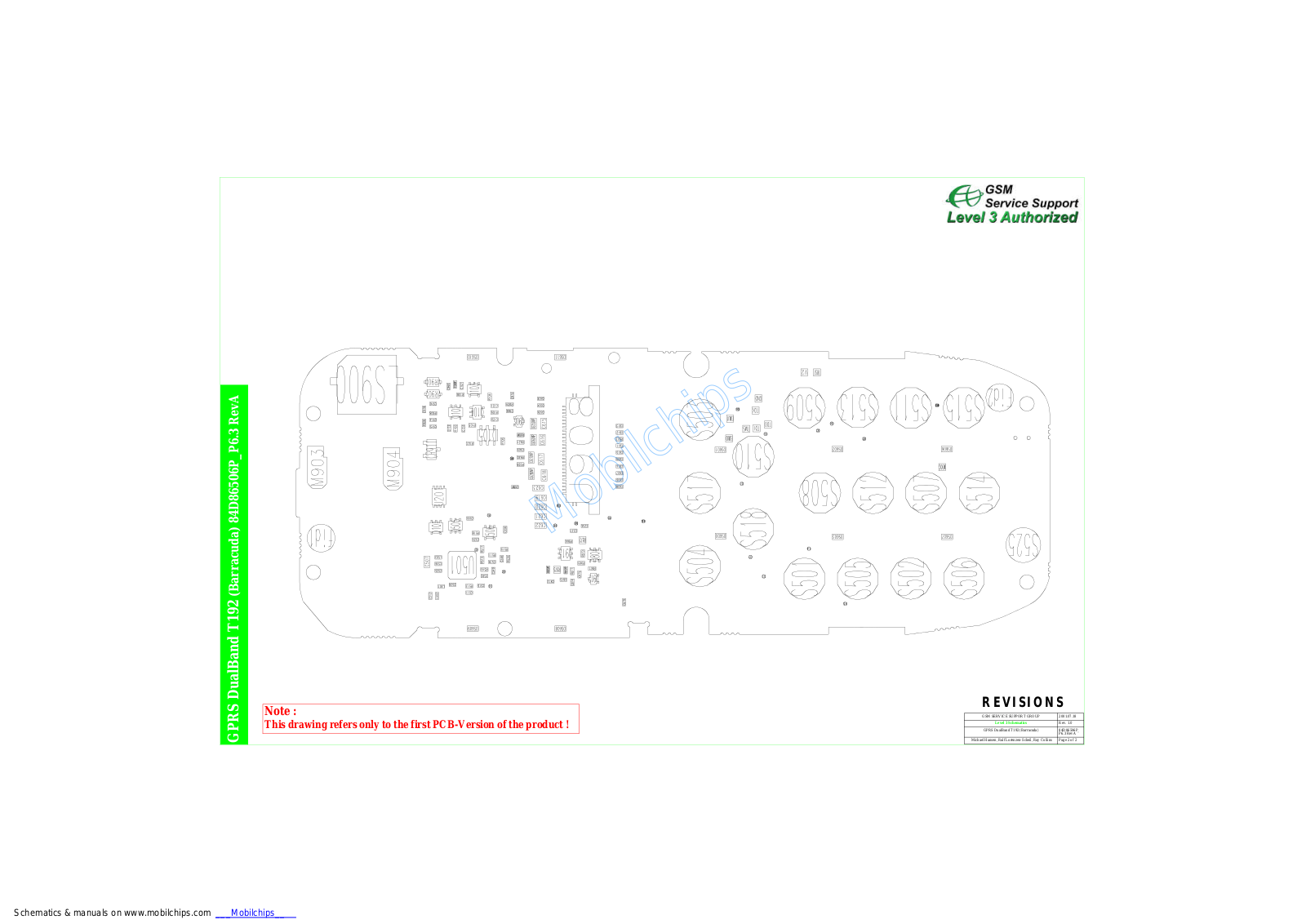 Motorola T192 Schematic