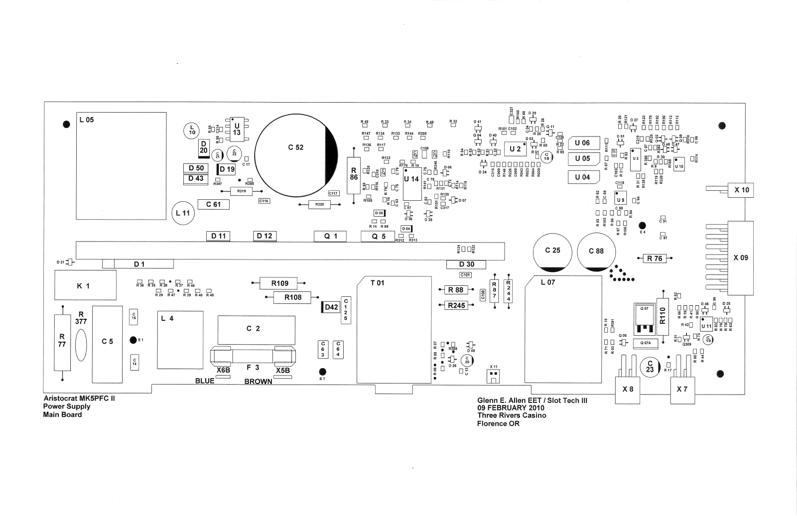 Aristocrat MK5PFC II Diagram