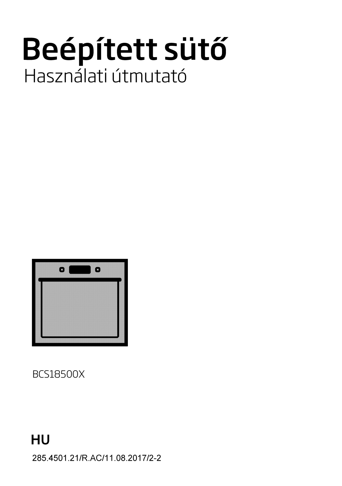 Beko BCS18500X User manual