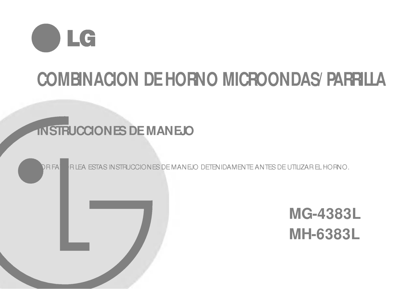 LG MB-4383L User Manual