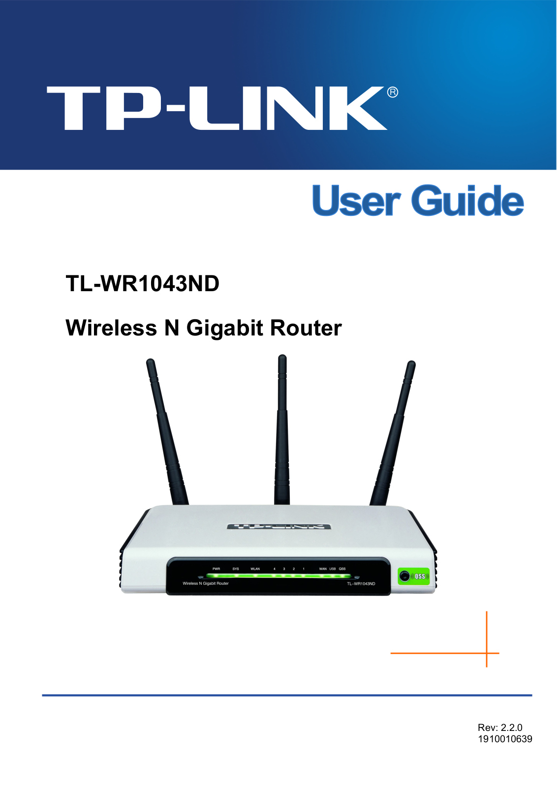 TP-Link TL-WR1043ND User Manual 2