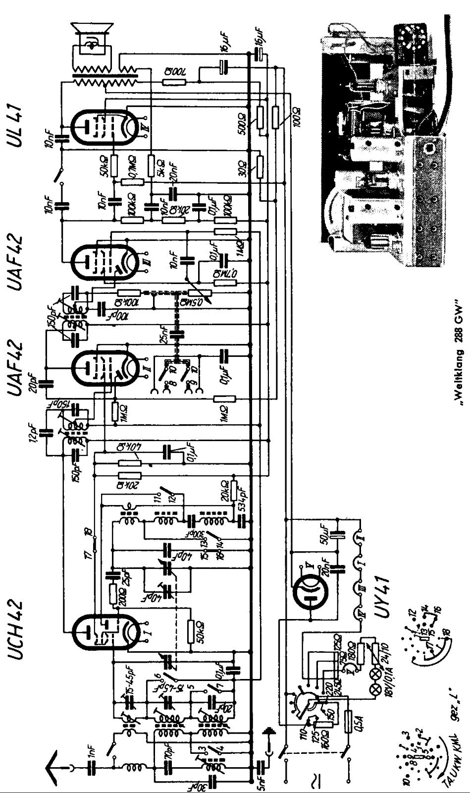 Grundig WELTKLAG-288-GW Schematic