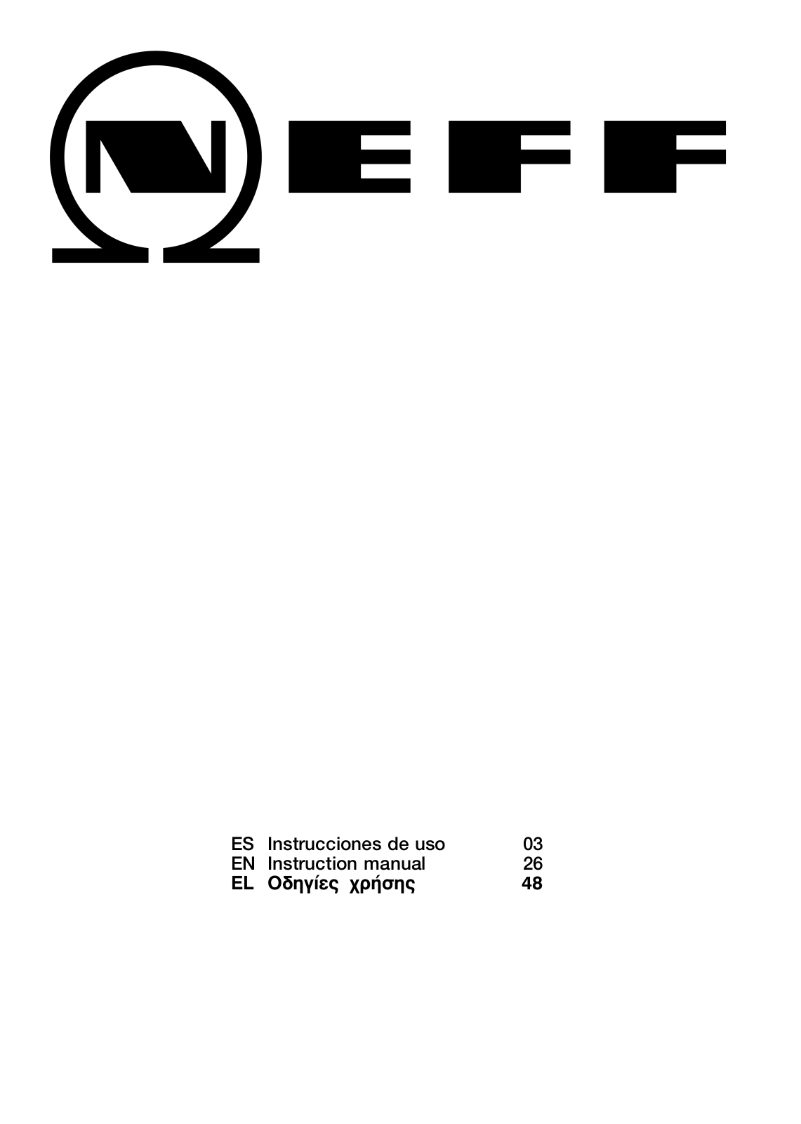 Neff N44K30N0, N44K45N0 User Manual