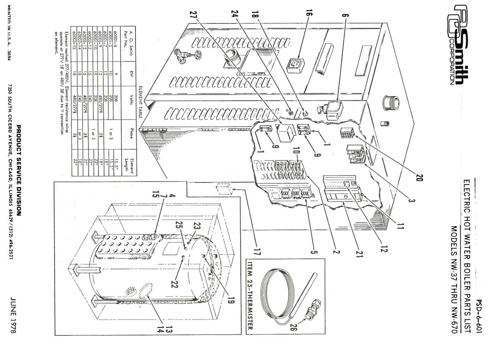 A. O. Smith NW-37 Parts List - ManualMachine.com