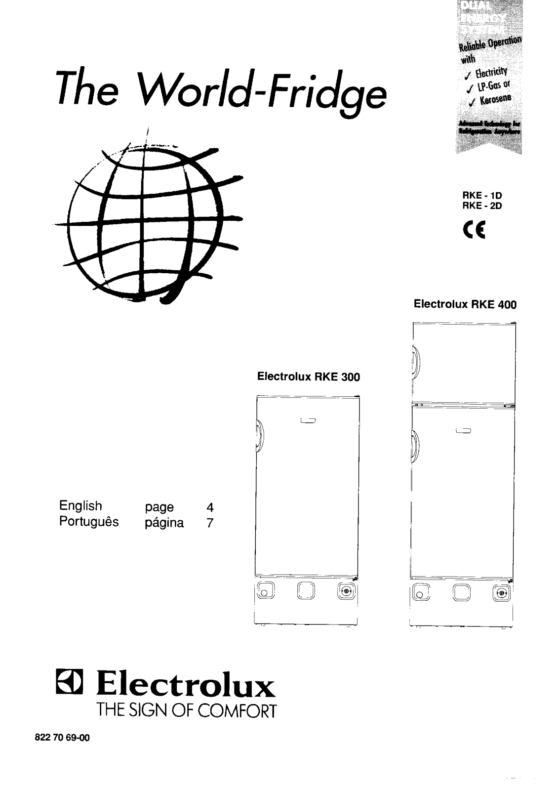 AEG RKE400, RKE300 User Manual