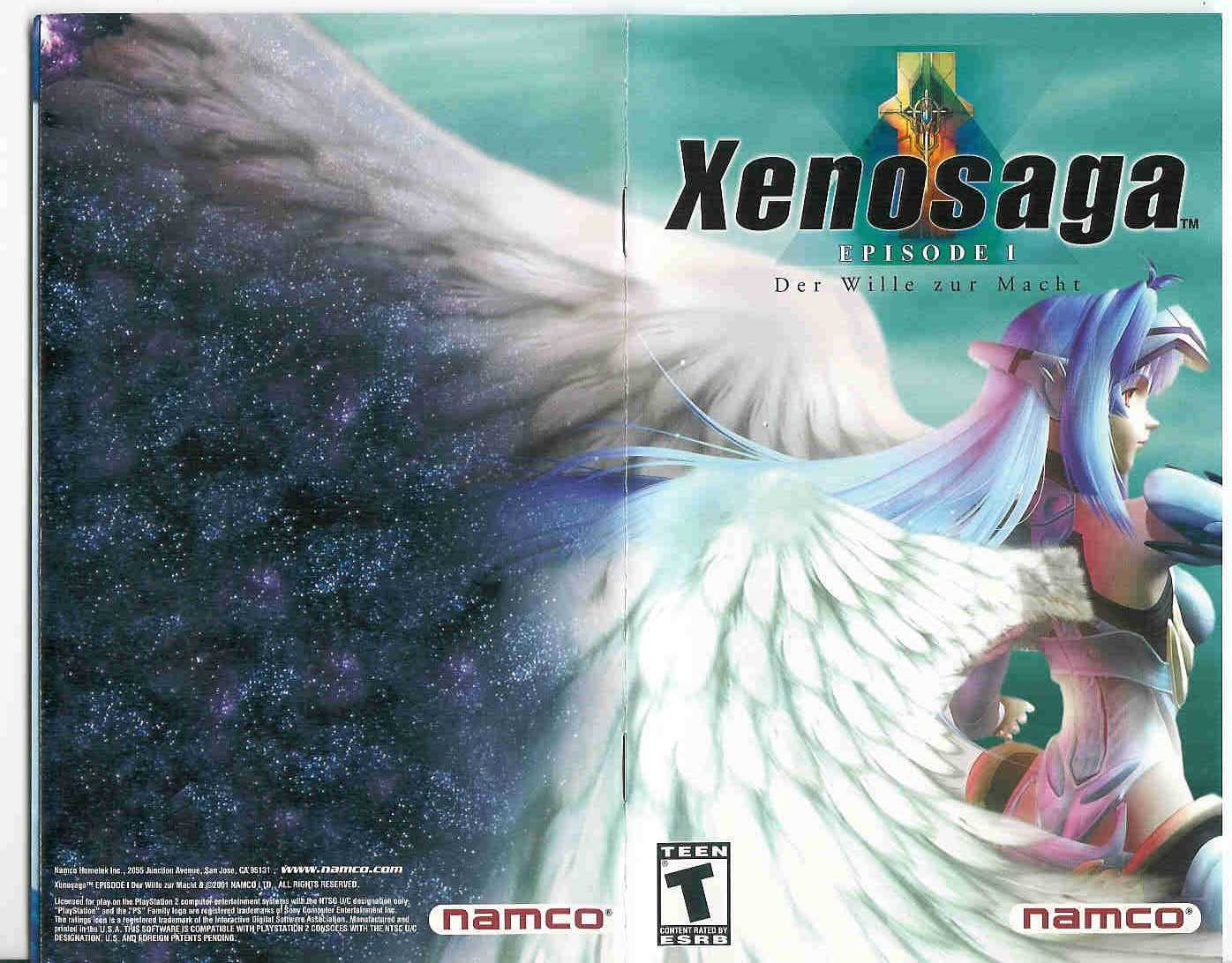 Games PS2 XENOSAGA-EPISODE 1-DER WILLE ZUR MACHT User Manual