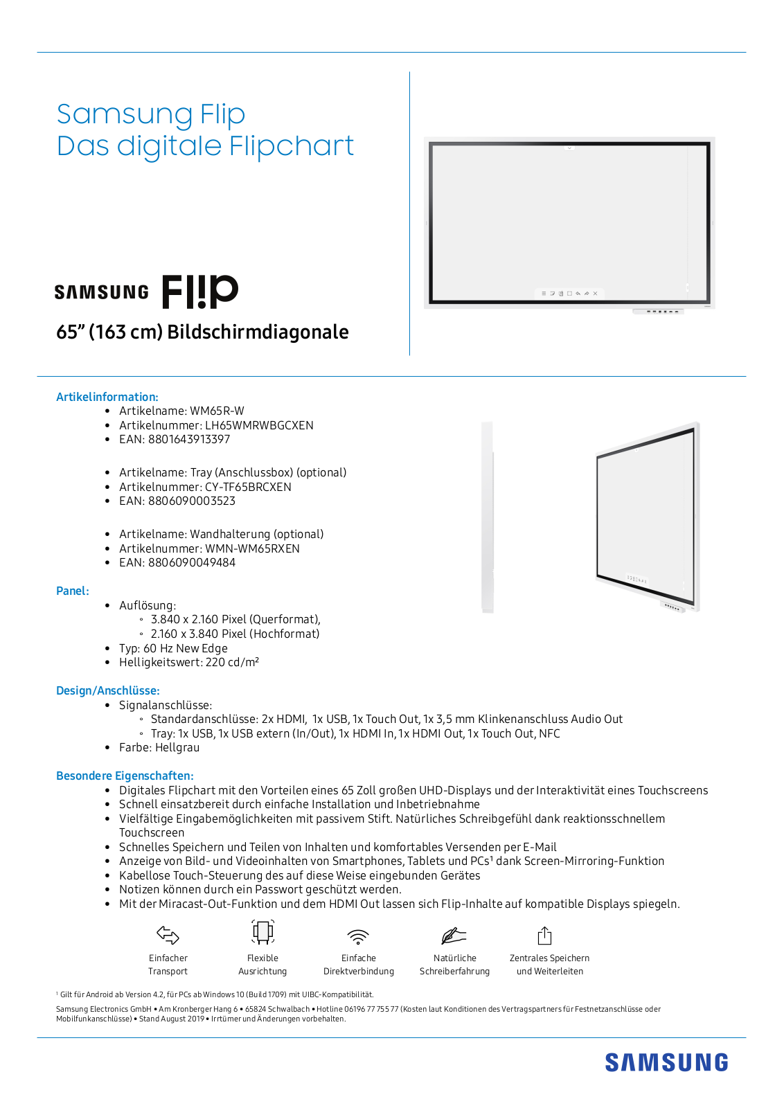 Samsung WM65R User Manual