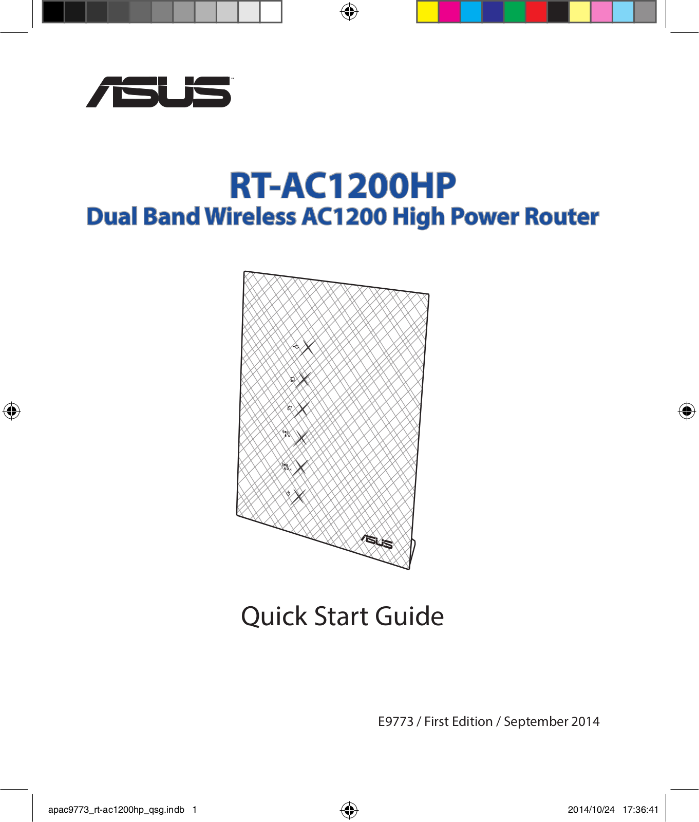 ASUS RT-AC1200HP Quick Install Guide