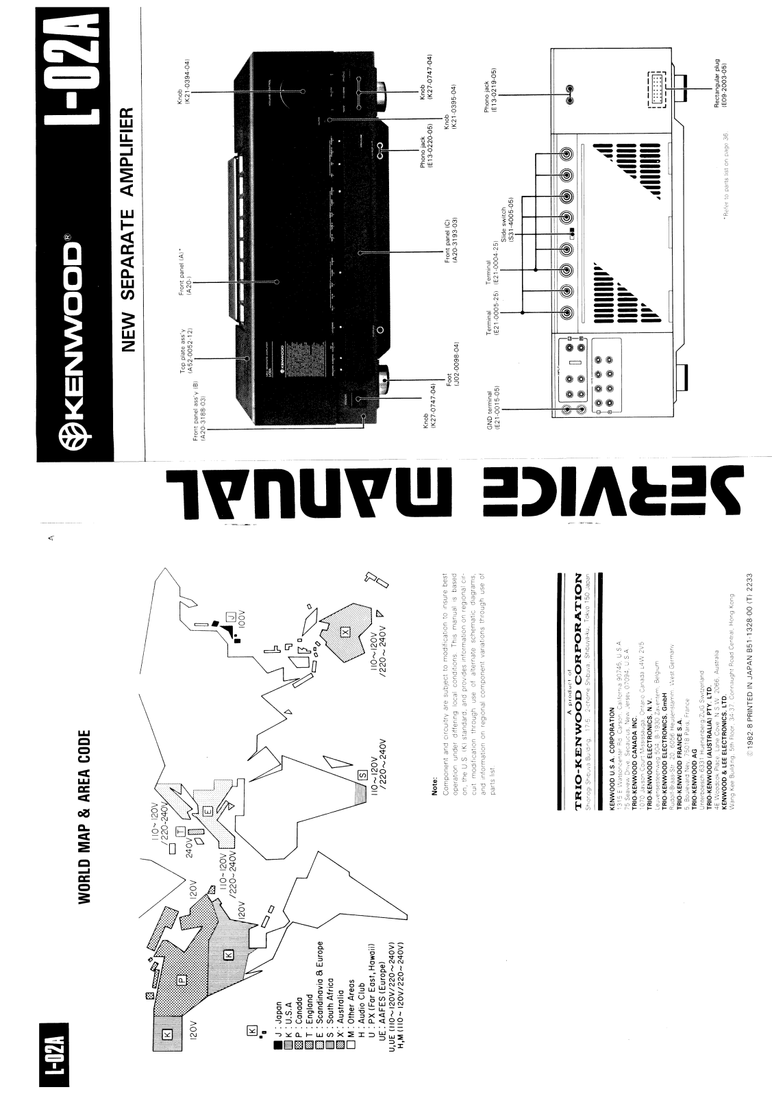 Kenwood L-02-A Service manual