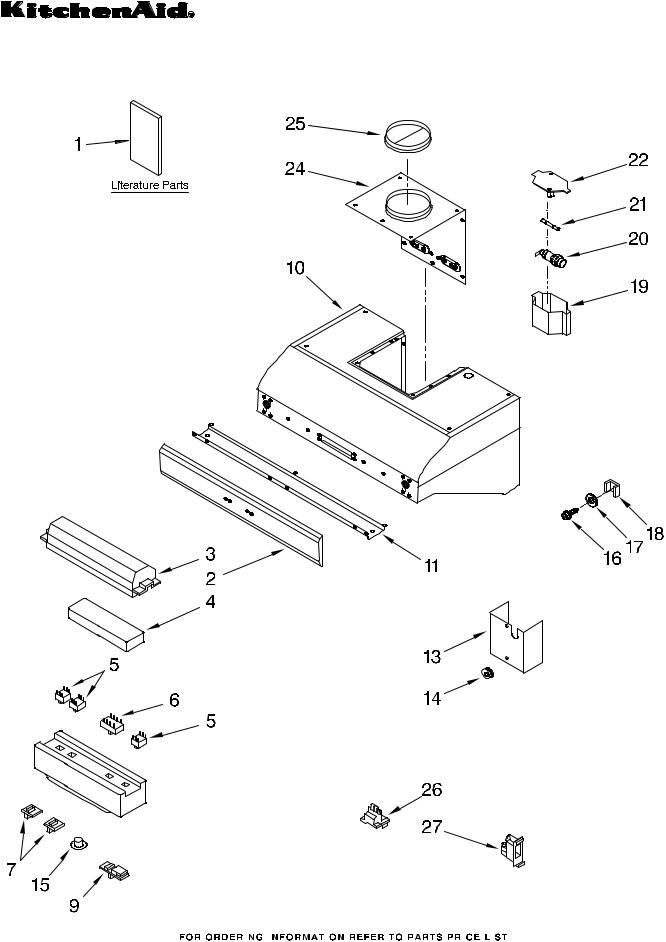 KitchenAid KHTU765SSS0 Parts List