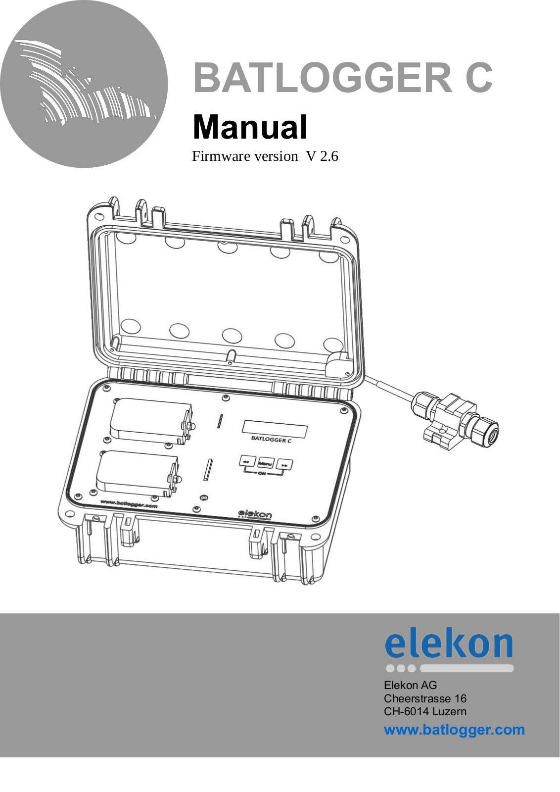 Elekon BATLOGGER C User manual