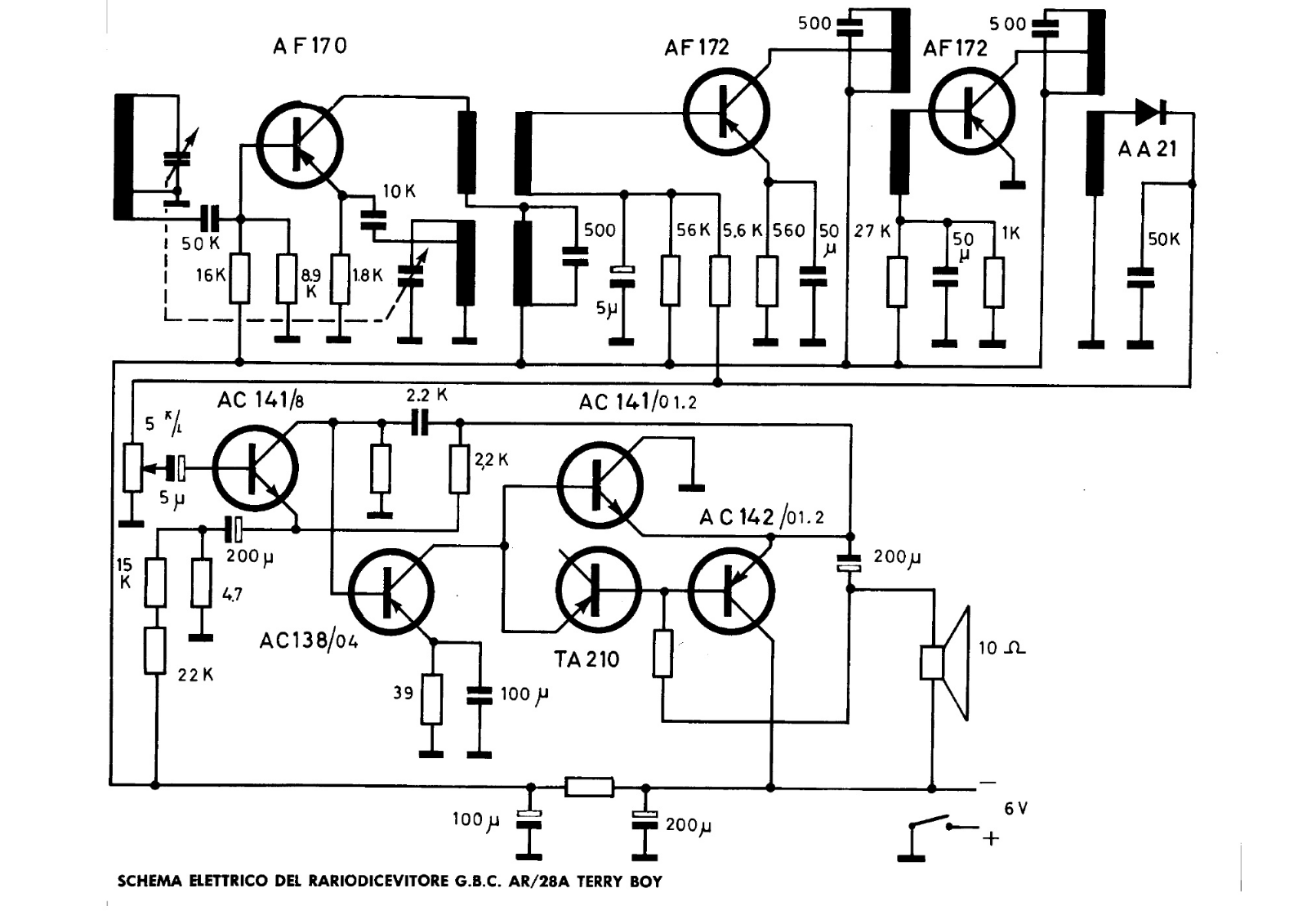 GBC ar 28a schematic