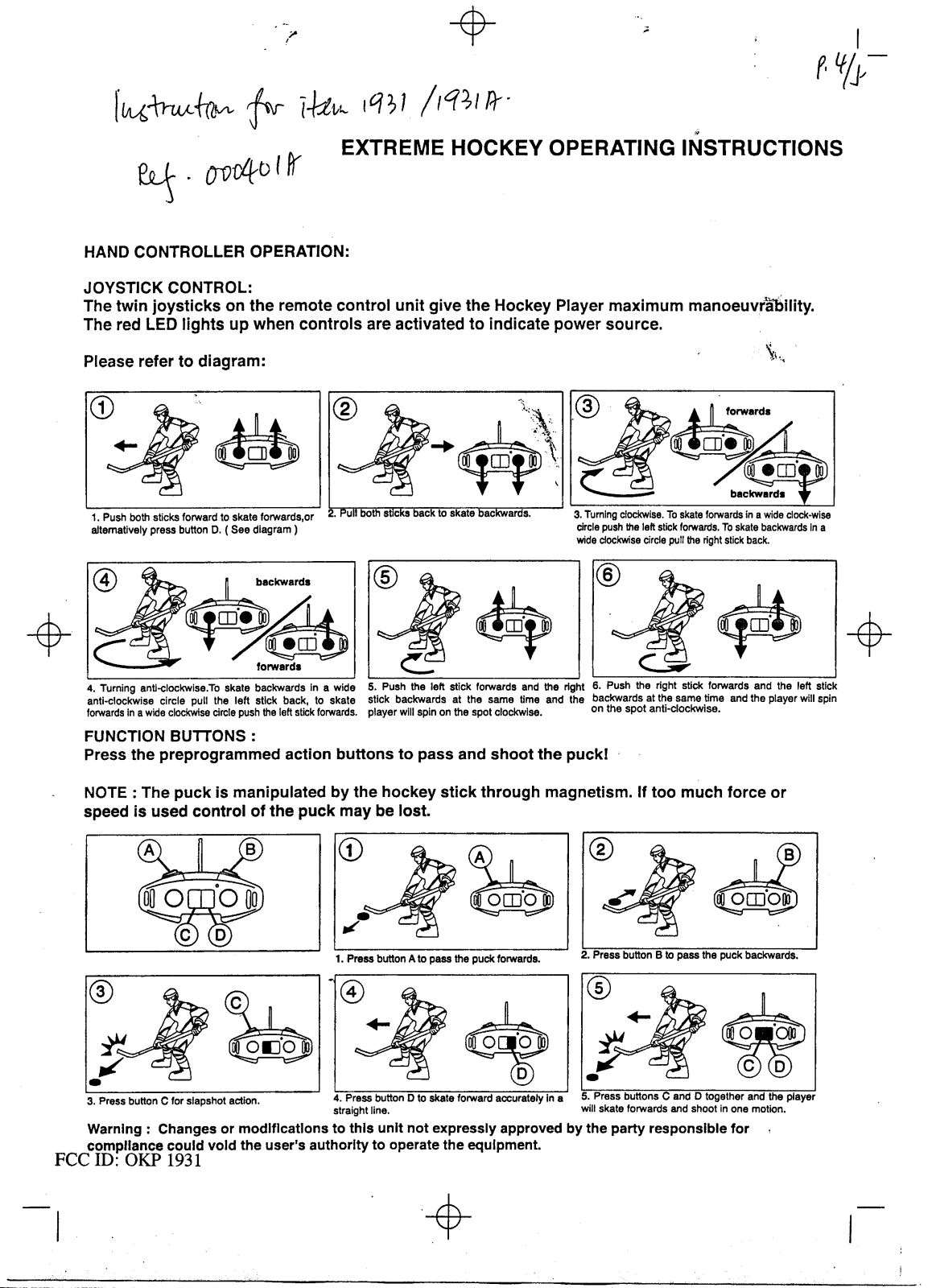 WowWee Group 1931 User Manual