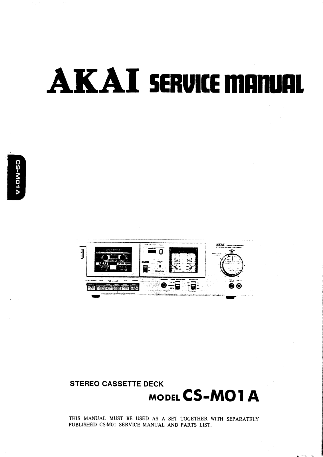 Akai CSM-01-A Service manual