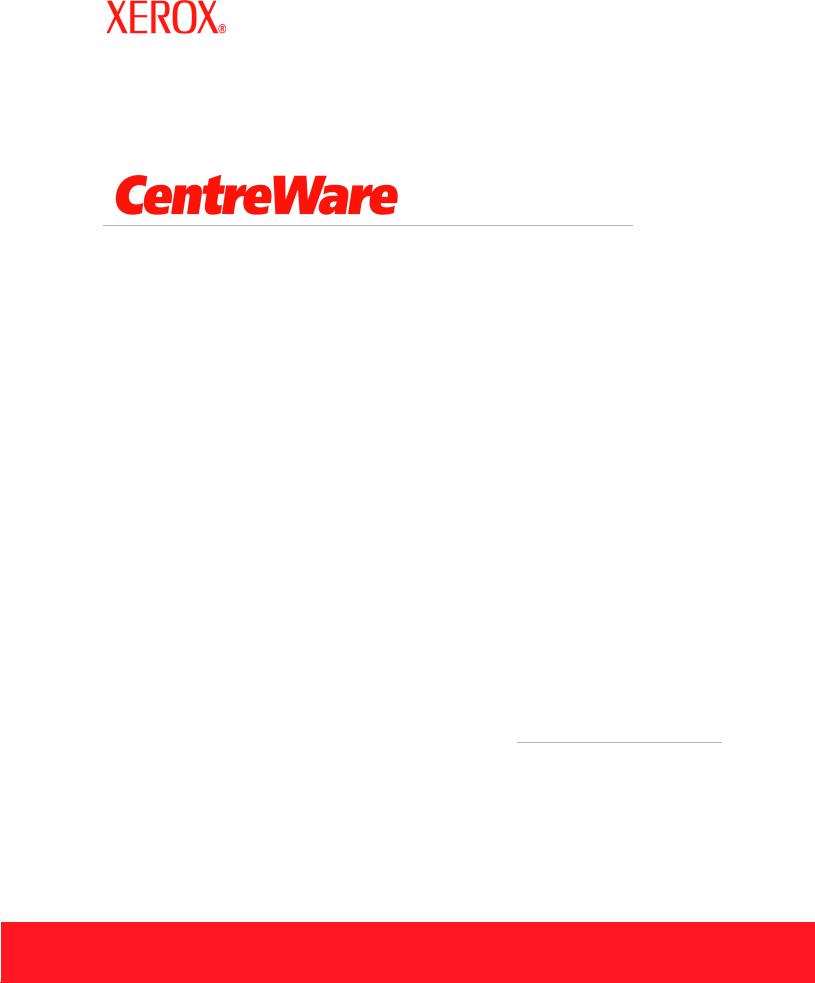 Xerox CENTREWARE series Windows Manual