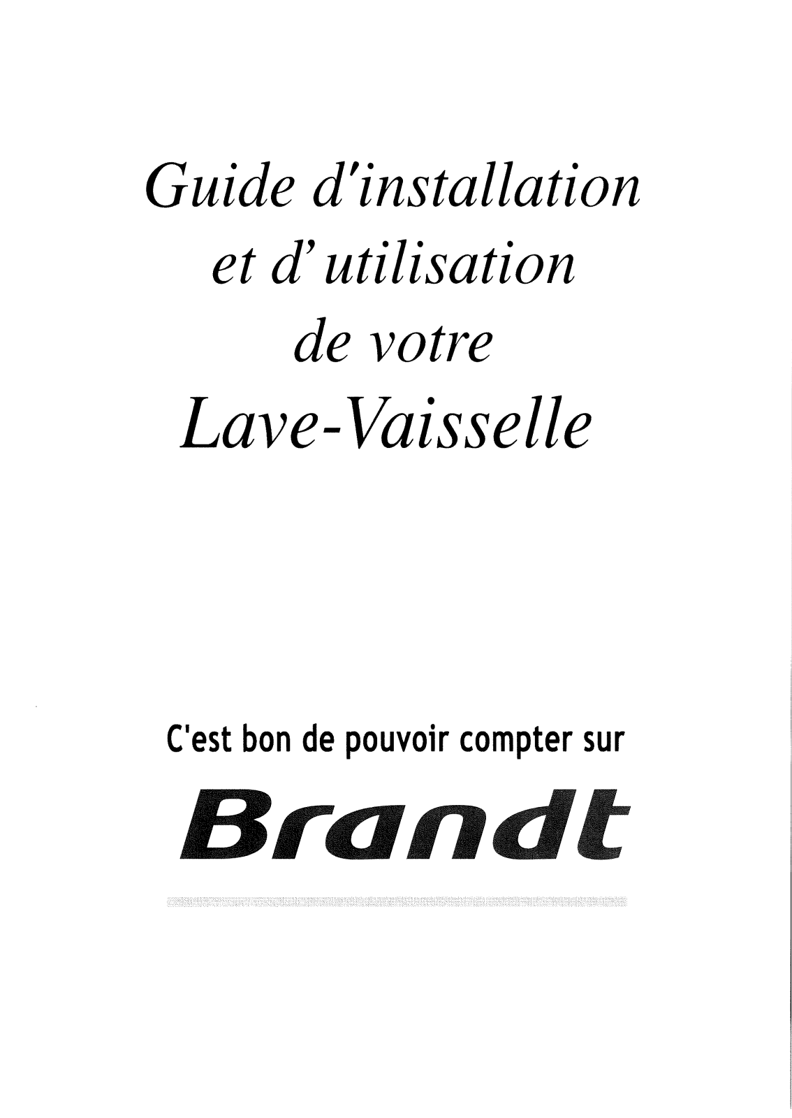 VEDETTE LF903 User Manual