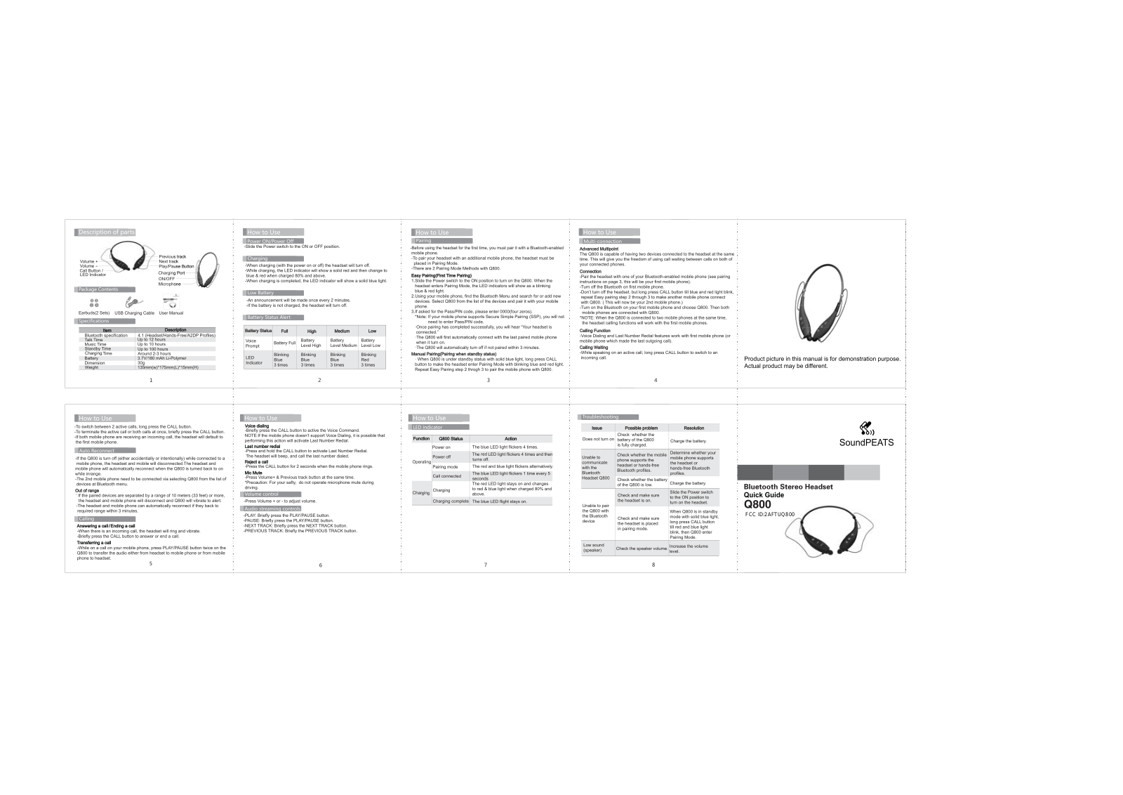 Soundsoul Information Technology JOERGQ800 User Manual