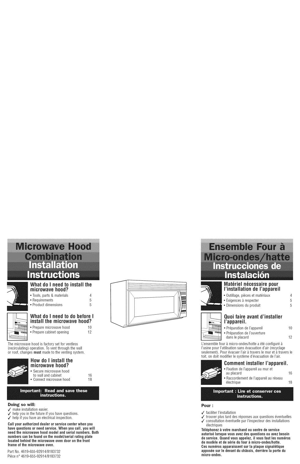 Whirlpool YGH8155XJQ0, YGH8155XJT0, YGH8155XMQ0, YMH7140XFQ2, YMH7140XFQ1 Installation Guide - ManualMachine.com