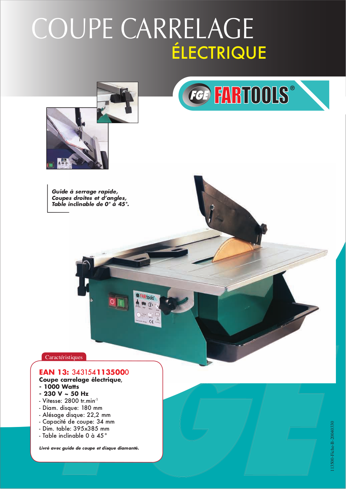 FARTOOLS TC 180 User Manual