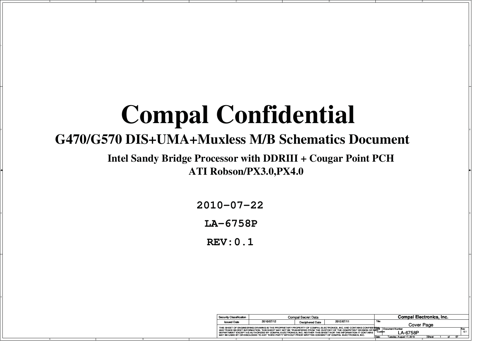 Compal LA-6758P Schematics