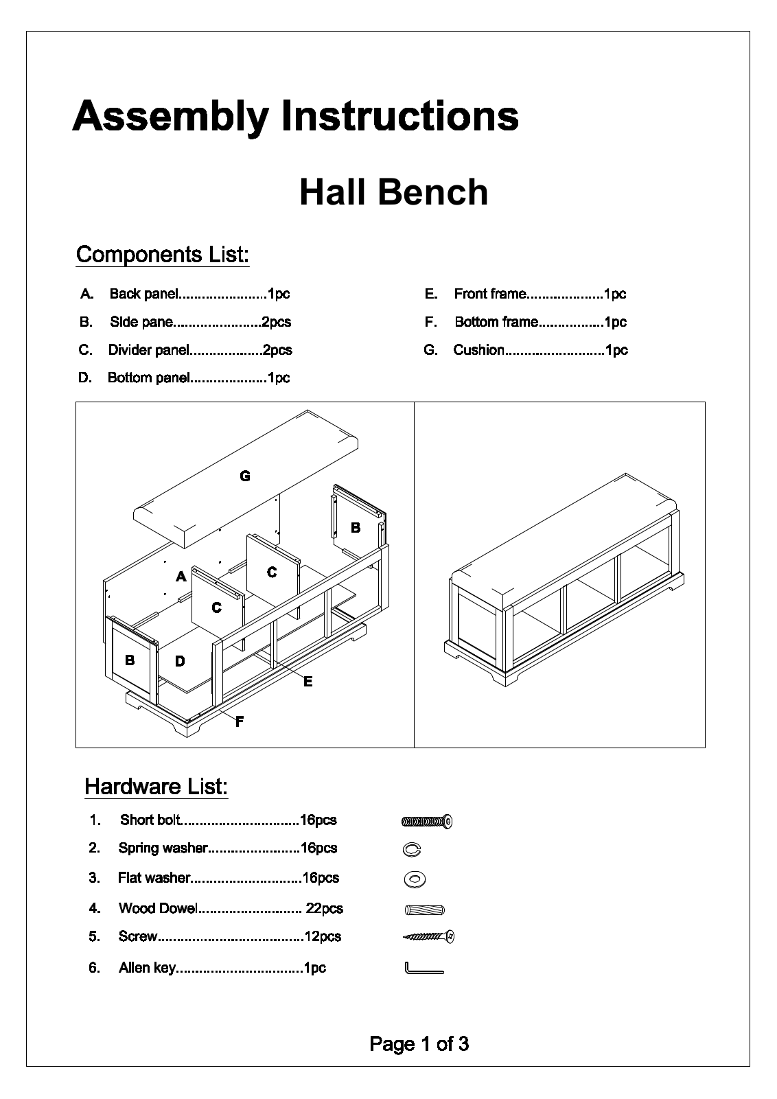 Loon Peak W006111387 Assembly Instructions - ManualMachine.com